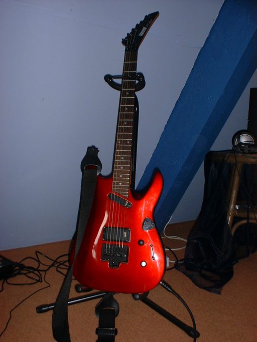 Mijn Honer St-Lynx gitaar