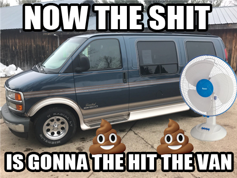 Hit the van
