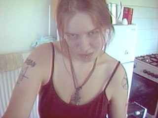 Ik op webcam met mun eigen haarkleur
