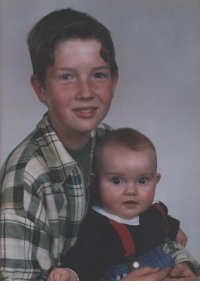 Me and my little brother Jaap, about 9 years ago!