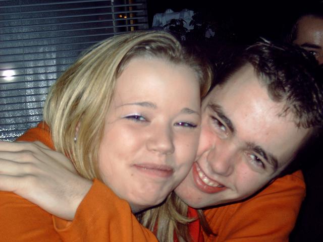 Ik met me lieve zusje (kerst 2003)
